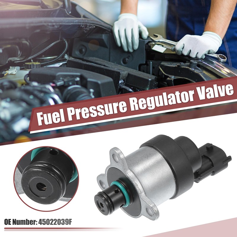 X AUTOHAUX Fuel Pressure Regulator Valve Black Silver Tone Fit
