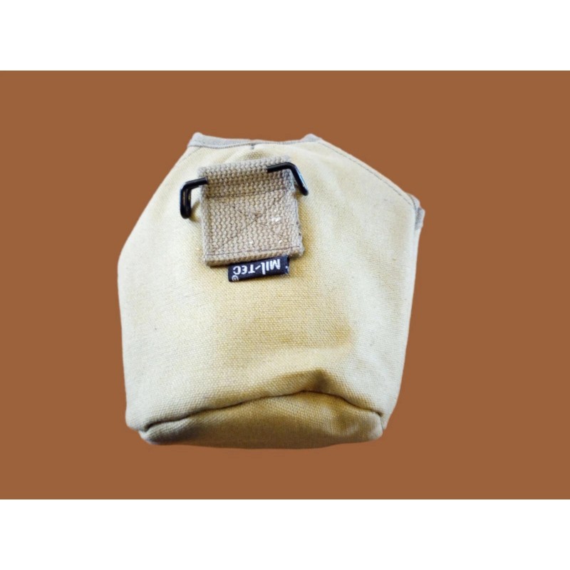 WWII KHAKI CANTEEN COVER ARMY MARINE CORPS U.S MILITARY REPRODUCTION