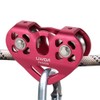 Lixada Side Swing Pulley Climbing Pulley Aluminum 10KN Working Load