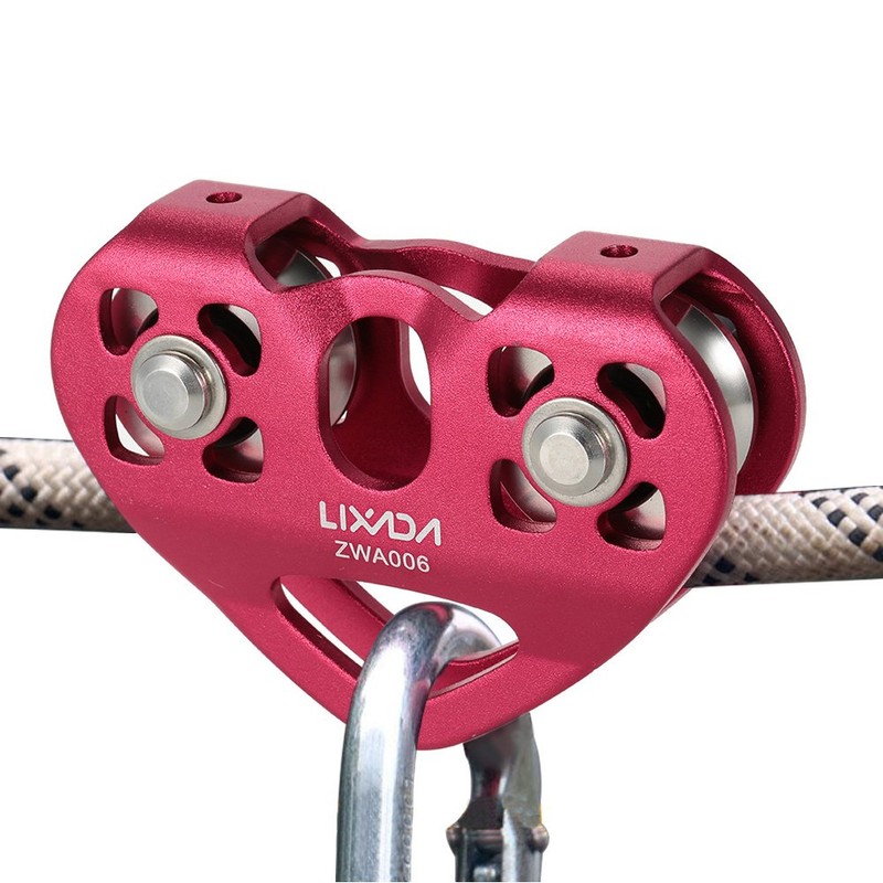 Lixada Side Swing Pulley Climbing Pulley Aluminum 10KN Working Load