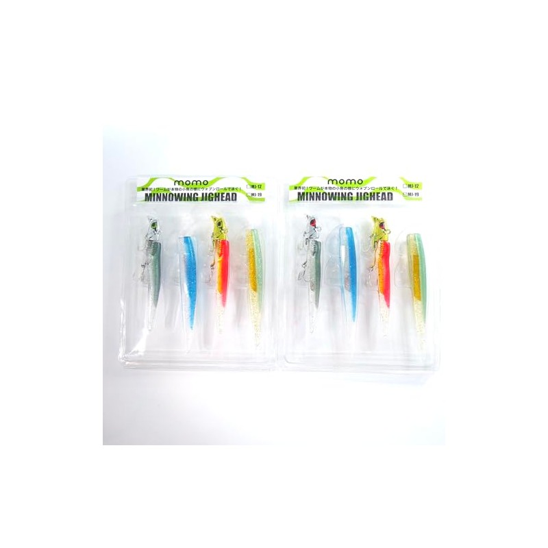 Momo Lures Minnowing Jig Head MJ-12 MJ-19 Sea Bass Lure
