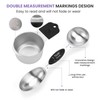 Magnetic Measuring Cups and Spoons Set-Heavy Duty 304 Stainless Steel，Double