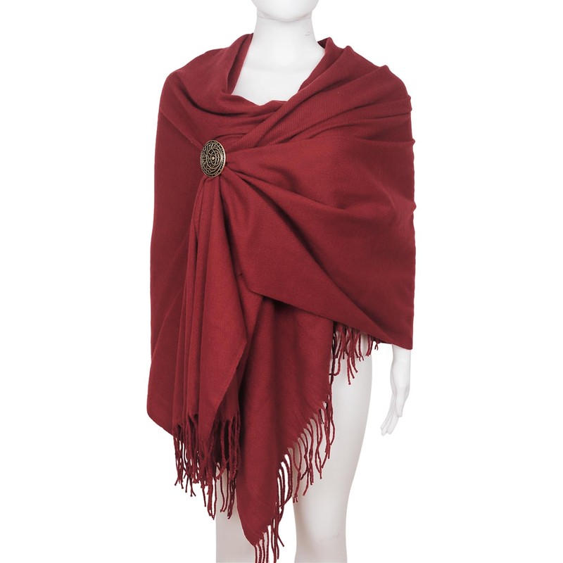 L'VOW Medieval Northman Shawl Wrap Half Shoulder with Viking Turtle