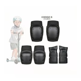 HEKE3643730 Coderas De Rodilla Con Protector De Muñeca Ajustable6pk Niño