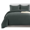 Imperial Rooms Single Duvet Cover Set Reversible Stripes Satin Bedding