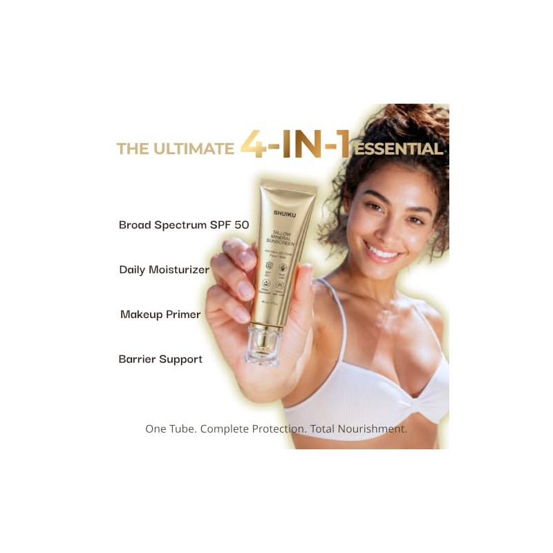 Protector solar de sarga de ternera para cara y cuerpo,