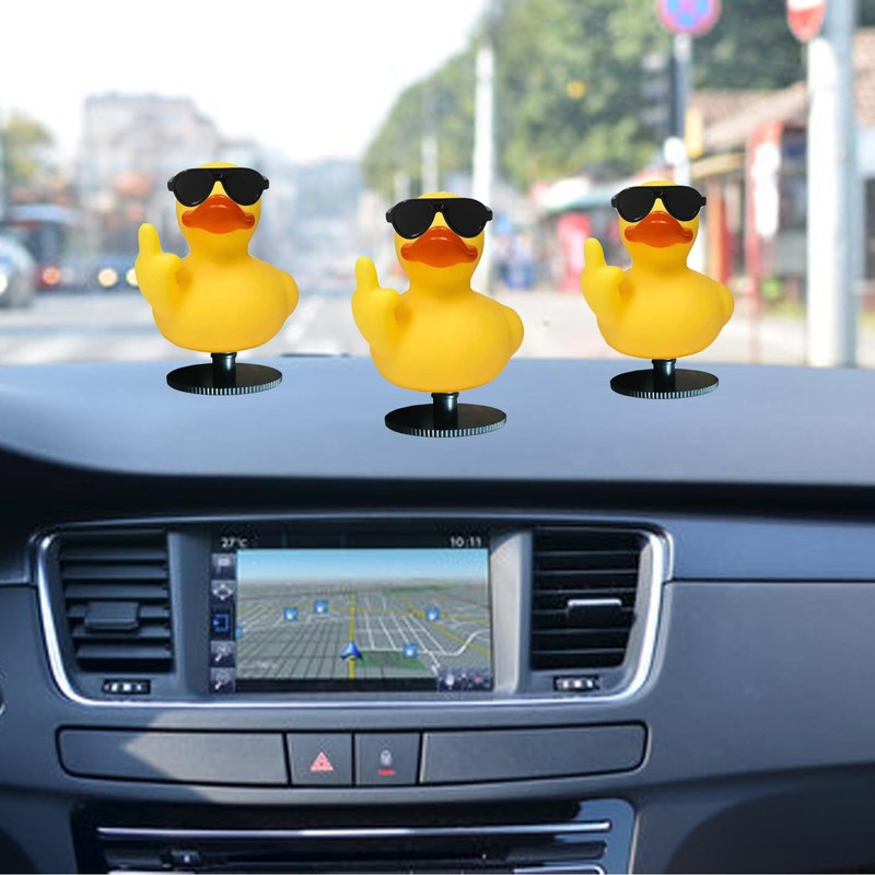10 Pcs Duck Holder for Jeep Dash, Rubber Duck Mount,
