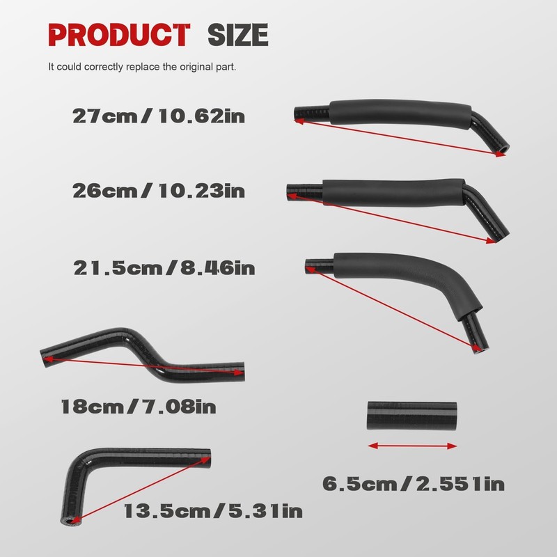 Low Pressure Fuel Hose Line Kit for LB7 Dura-max 2500/3500HD