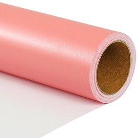 BOLIANNE Pink Matte Wrapping Paper - Solid Color Pearly-Lustre Paper, Perfect for Wedding, Christmas, Birthday, Baby Shower - 1 Roll