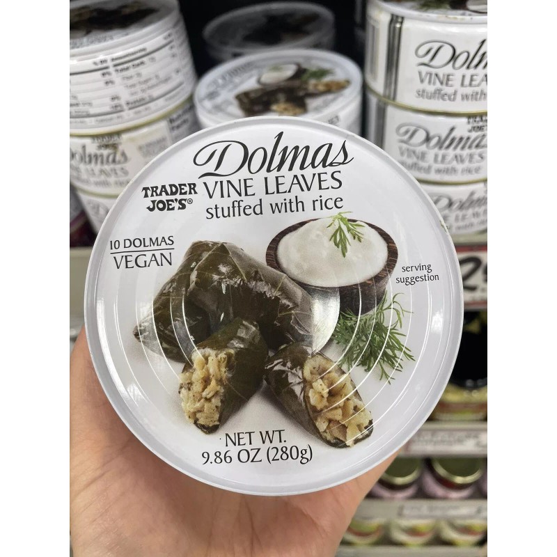 Trader Joe's 6 Cans of Trader Joe’s DOLMAS GRAPE VINE