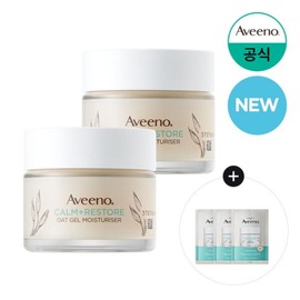 Kam & Listore Oat Gel Moisturizer 50ml X2+ Moisturizer Shashee 3 / 캄앤리스토어 오트 젤 모이스처라이저 50ml x2+ 모이스처라이저 샤셰3매