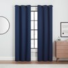 ECLIPSE Andover Solid Tripleweave Thermal Blackout Grommet Curtains for Bedroom
