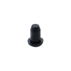 Tighall 100pcs Black Cabinet Hole Plugs Screw Cover Plastic 5mm Hole Plugs Insert End Caps
