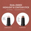 2-in-1 Sculpting Contour & Highlighter Stick, Blendable Creamy