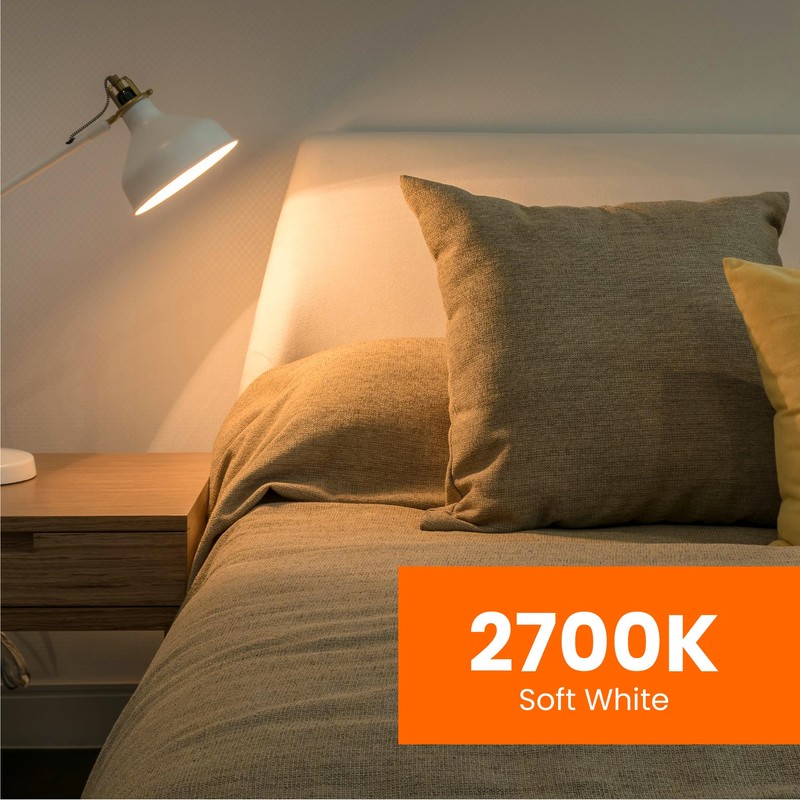 Feit Electric A19 LED Light Bulbs, 60W Equivalent, Non-Dimmable, 800