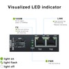 3-Port Gigabit Ethernet Switch, with 1 SFP Slots (1000M), Unmanaged,