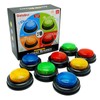 Gelabur 8-Pack Buzzers for Trivia Games, Answer Buzzers for Classroom,