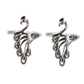 Gadpiparty 2pcs Adjustable Finger Knitting Rings Retro Design Yarn Winder Tool for Fast Crocheting DIY Crafts for Family and Friends for Yarn Control