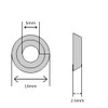 No.8 A2 Stainless Steel Screw Cup Washers - To fit
