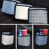 FALVFUN Car Trash Can, Mini Foldable Vehicle Garbage Organizer with