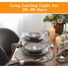 KOABY 12/24/50 Pack LED Tea Lights with 6H Timer, Auto