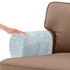 BMYUK Arm Rest Covers Set Chenille Stretch Armchair Couch Anti-Slip
