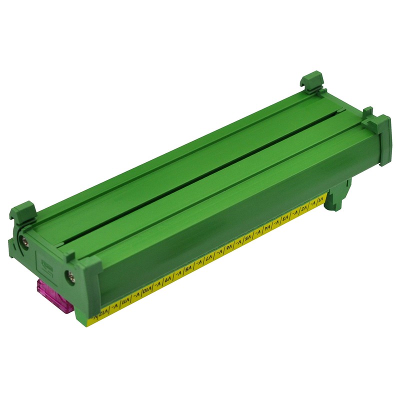 DC Power Fuse Distribution Strip Module (12 Position, DIN Rail