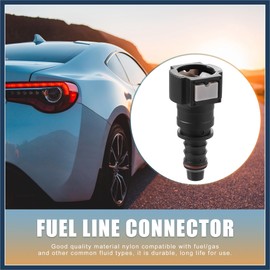 INFINAUTO 2pcs Car Fuel Line Quick Connector for 3/8 to 5/16 ID Nylon Tubing Stylish Design