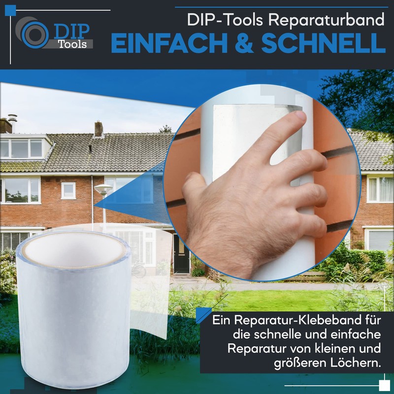 DIP Tools Innovative Waterproof Repair Tape for Pool, Home, Gutter