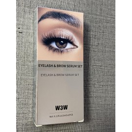 Eyelash and Eyebrow Growth Serum Two Piece Set, Eyelash Serum for Eyelash Growth Thickness, Stronger, Healthier Lashes & Brows, Longer, Fuller, and Thicker Lashes, Vegan & Cruelty-Free (3ml+3ml)