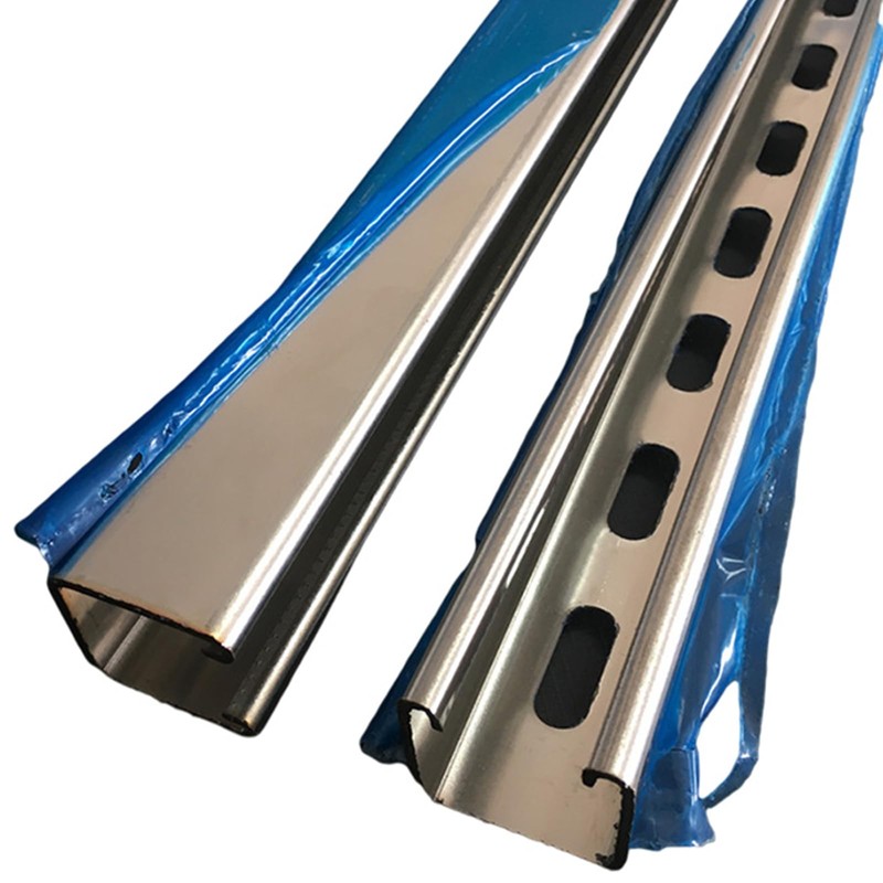 Surprecision Metal Strut Channel with Slotted Back 200mm/7.87" 304 Stainless