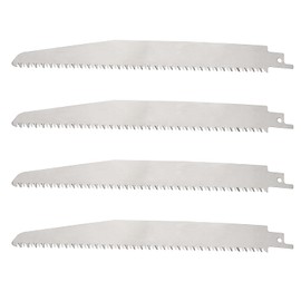 Be In Your Mind 4pcs S1122C Reciprocating Saw Blade, Stainless Steel Reciprocating Saw Blade, Adjustable Reciprocating Saw Blade for Cutting Bones, Wood and Metal