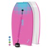 BPS 41" Adults Kids Body Board with Bicep Coiled Leash
