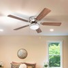 Portage Bay 50252 Hugger 52" Brushed Nickel West Hill Ceiling