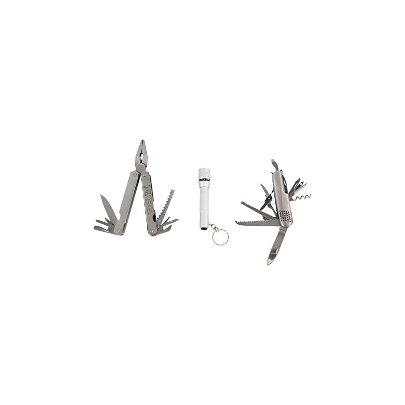 Multiherramientas kit multiusos navaja con lámpara 3 en 1