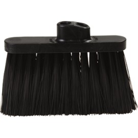 Carlisle 3685403 Duo-Sweep Light Industrial Replacement Broom Heads, Set of 12 (4-Inch, Polypropylene, Black)