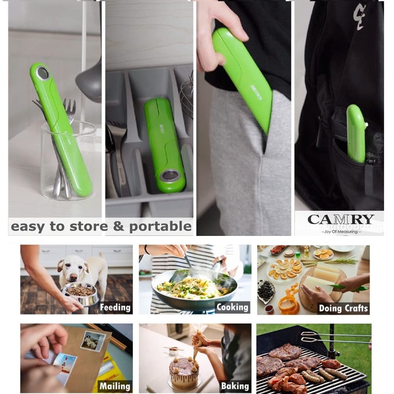 Camry 5KG/1G LCD Foldable Digital Electronic Kitchen Scales, Digital Scale