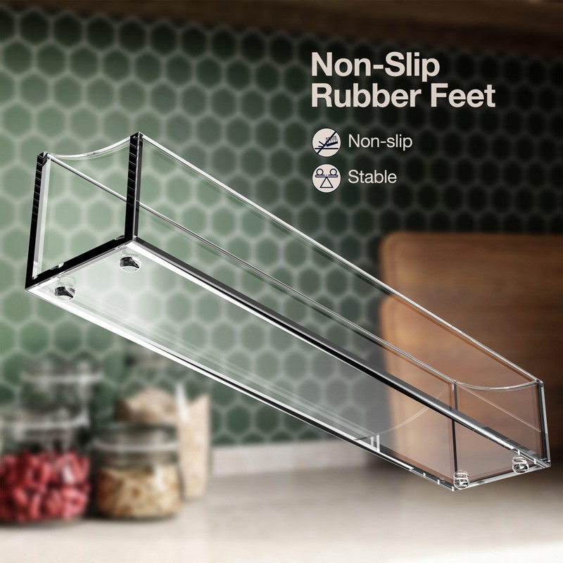 GALVANOX Acrylic Holder for SodaStream Bubly Drops - Countertop/Wall Mount