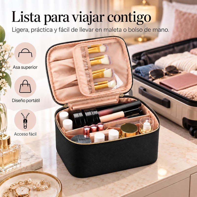 Neceser de Viaje de Gran, Bolsa Cosmetiquera Impermeable