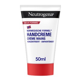 Neutrogena Concentrated Unscented Hand Cream (50 ml), Soothing Hand Cream for Very Dry Hands, Intensive Moisture with Glycerin, Suitable for Sensitive Skin