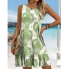 HOTOUCH Summer Dress for Women 2025 Sleeveless Swing Summer Casual