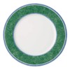 Villeroy & Boch Costa Dinner Plate, 10.5 in, Porcelain, White/Green/Blue