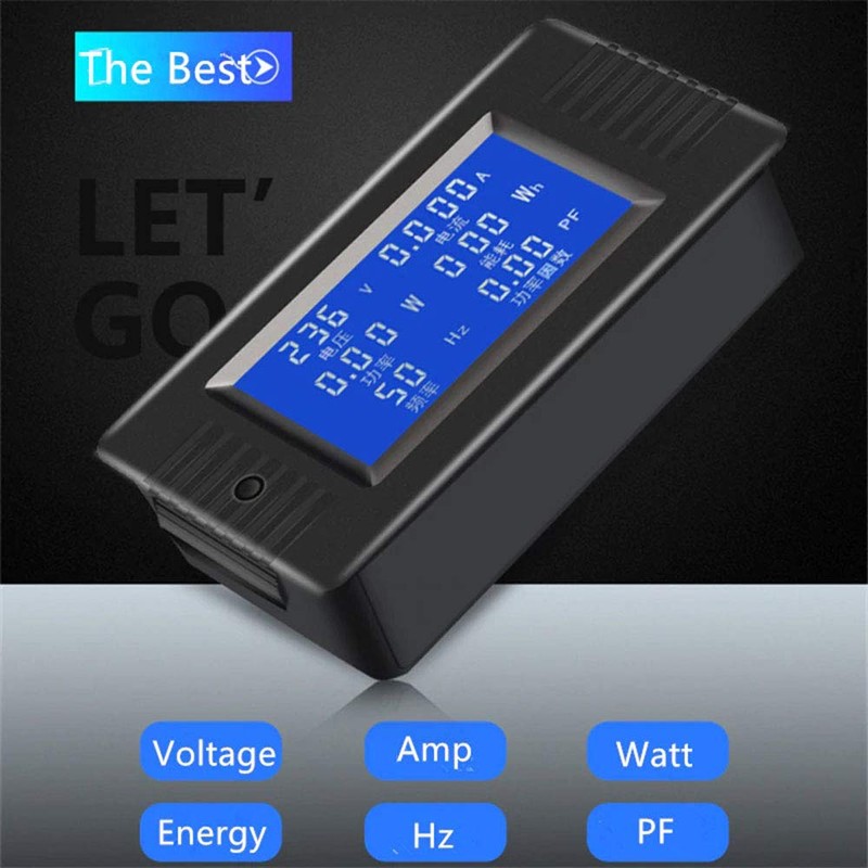 PZEM-022 Open and Close CT 100A AC Digital Display Power