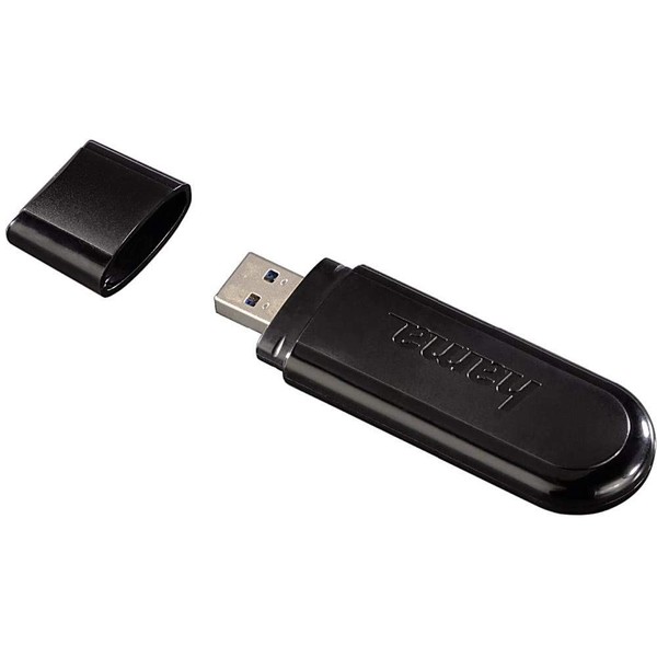 Hama SuperSpeed microSD/SD Card Reader USB 3.0 Black