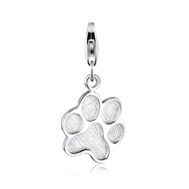 Elli Charm Damen Anhänger Katze Hund Pfote Tier in 925 Sterling Silber