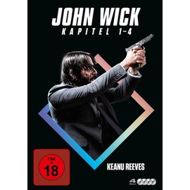 John Wick - Kapitel 1-4 [4 DVDs]