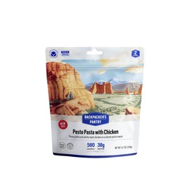 Backpacker's Pantry Pesto Pasta with Chicken | Freeze Dried Backpacking & Camping Food, 1 Count