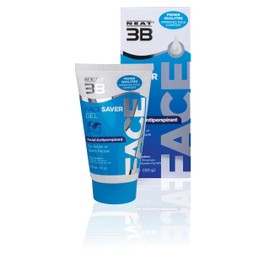 Neat Feat 3B Face Saver Antiperspirant Gel for Facial Perspiration & Shine, White and Blue, 1.76 Fl Oz / 50g