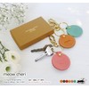 Meow cheri Key Chain, Cat Leather, Key Charm, Cute, Made