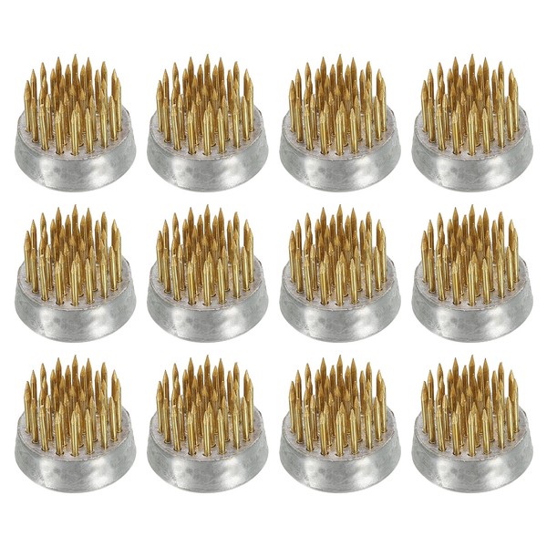 PATIKIL 0.9" Flower Frogs Ikebana Kenzan, 12 Pcs Flower Arranger